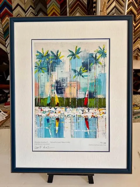 Palm tree artwork